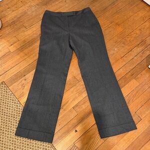 Brooks Brothers Caroline Fit Gray Cuffed Trousers. Size 8